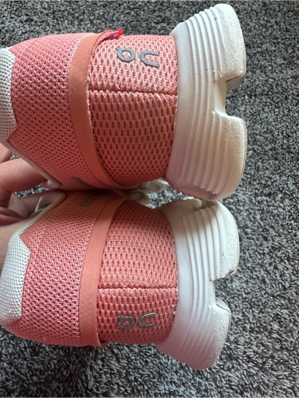 Women's ON CLOUD 5 Running Walking Gym Sneakers Flamingo Pearl Size 8 - Picture 10 of 14